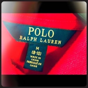 Polo / Red short-sleeved